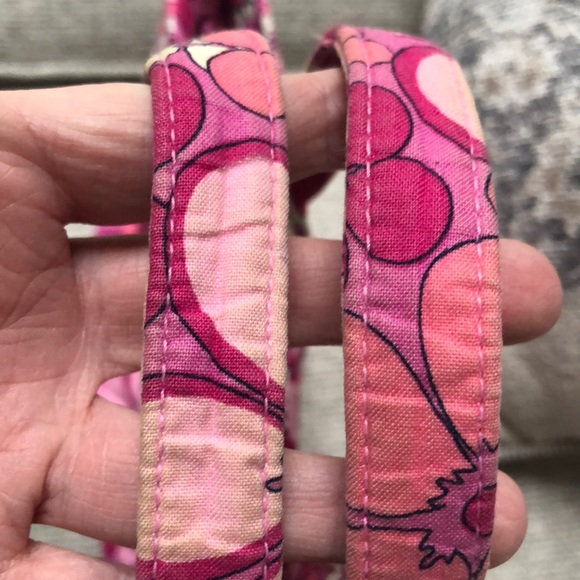 Vera Bradley pinks and white floral purse - Picture 8 of 11